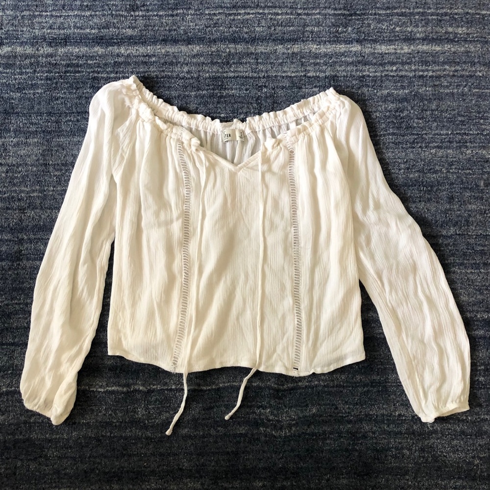 Off the shoulder blouse